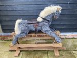 Vintage Wooden Rocking Horse By P.C & R Schaay Of Diss Norfolk