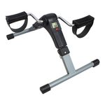 Digital Pedal Exerciser Folding Arm Leg Mobility Aid Mini Exercise Bike Rehab