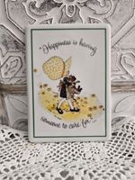 Genuine Vintage 1970's Holly Hobbie Wall Plaque/Tile Made In Japan