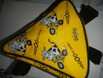 2XDairylea  Bicycle Lunch  Bags  Mooooooo & Friesian Cow pattern, used condition