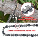 53In Hand Rope Chain Saw Sharp Manual Tree Limb Chain Saw w/68 Teeth & Pocket