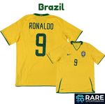 BRAZIL 2008-10 FOOTBALL SHIRT LARGE ADULT (MINT) NIKE 258949-703 RONALDO No9