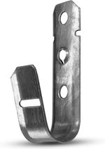 100-Pack 3/4" inch Metal J-Hooks for Network Cable Support - Surface Mounting