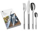 ID WMF Cutlery Nuova Engraved Custom 4 Piece Stainless Steel with Box NEW