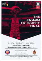 2025 FA Trophy & Vase Final - Non League Finals day @ Wembley official programme