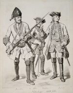 Uniform Württemberg Grenadier Cuirassier Binoculars Flintlock Rifle Picture Sheet
