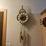 E. Schmeckenbecher Vintage German Wall Fragonard Clock West Germany 261-030A