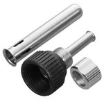 Soldering Iron Handle Nut Sleeve ABS Stainless Steel Welding Tool Parts