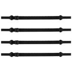 Black Adjustable Elastic Eyeglass Holder Strap with Antislip for Sports Use
