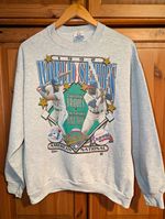 Vintage 1992 MLB World Series Sweatshirt - Atlanta Braves vs Toronto Blue Jays