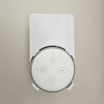 Echo Dot 3rd Gen Socket Mount for UK Bathroom 2 Pin Socket