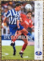 Gothenburg v Rangers - Champions League, 2nd Qual Rd, 1st Leg  - 13 August 1997