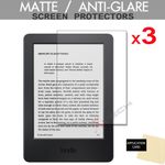 3x MATTE ANTIGLARE Screen Protector for Amazon Kindle eReader with 6 inch Screen