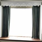 Curtain Box Valance Pelmet Window Door Cornice Cover Victorian 3 -9ft Swag Crown
