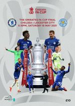 FA CUP FINAL 2021 Chelsea v Leicester City - official match programme