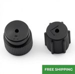 2x Car AC Valve Caps High Low Side Refrigerant Port Dust Covers 13mm 16mm