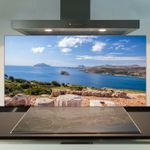 Kitchen Splashback Tempered Glass 100x50 Columns of Greek Temple