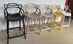Set of 2 Master Style Bar Café Kitchen Restaurant Dining Chair Stool Height 66cm