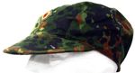 Original Authentic German Flecktarn Field Cap Bundeswehr Camouflage Elastic Back