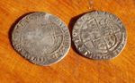 Elizabeth I 2 Hammered  Silver Threepence