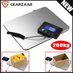 200kg Heavy Duty Digital Postal Parcel Scales Platform Postage Shipping Weighing