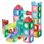 42/100/158PCS Magnetic Tiles Building BlocksToys 3D Learning Educational Set