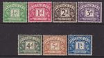 D19-D25 EDVIII Postage Dues UNMOUNTED MINT