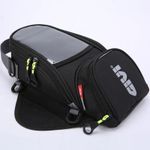 Waterproof Motor Tank Bag Black Oil Fuel Tank Magnetic Motorbike Motorcycle Bag.
