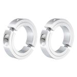 2Pcs Double Split Shaft Collar 1-7/8" Bore Aluminum Clamping Collar, 2-7/8 OD