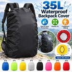35L Waterproof Backpack Cover Bag Camping Hiking Outdoor Rucksack Rain Dust