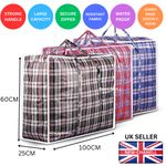 5X XXL 100x60 CM Jumbo Laundry Zip Reusable Large Strong Shopping Storage Bag