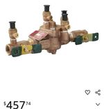 Backflow preventer for potable water systems 009-QT 1/2 in