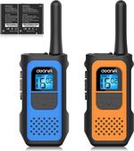 2X Long Range Walkie Talkies 16CH 2-Way Radio PMR LCD Walky Talky W/ Battery Set