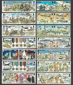 Isle of Man-World War II mnh complete collection mnh-1990-1995-Military