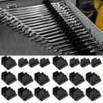 80PCS Black Magnetic Wrench Organizer Widget Portable Tool Storage Shelf 