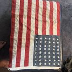 Antique WWII era American Flag Cotton canvas 48-hand-sewn 250th 