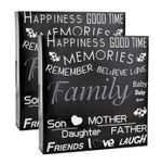 ARPAN Photo Albums Holds 500 Photos 4X6" slip in 3 Ring Binder Pack 2 (Black)