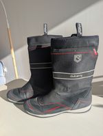 Dubarry Fastnet Sailing Boots EU 44 UK 9.5/10 Black Red - Worn Once