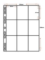200 x 9 POCKET BASEBALL CARD / TRADE CARD A4 ALBUM SLEEVES - ACCESSORIES