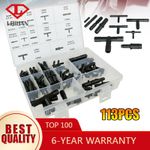Barbed Vacuum Connector Assortment Kit Vacuum Hoses Tee and Reducer Connectors