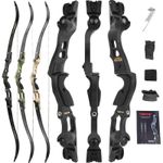 62" ILF Recurve Bow 30-60lbs Archery 19" Riser Takedown Bow limbs Target Hunting