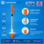 30PCS 0.5ml 1ml Feeding Syringe Plastic Straight Tip Manual Push Dispensing Tool