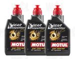 MOTUL Gear Competition 75W140 LSD 1L 100% Synthetic Transmission Oil 105779 3x