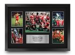 A3 Nottingham Forest Signed 1980 European Cup Winners Printed Autograph Display