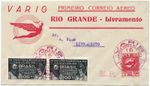 Brazil 1932 First Flight First Flight FFC VARIG Rio Grande Livramento Cover / 1344