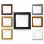 Black Square Picture Frame White Photo Frame Oak Poster Frame Walnut Various siz