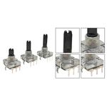 EC16 Rotary Encoder 24 Position Plastic Shaft Serrated 3-Pin Interface