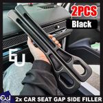 2x Car Seat Gap Side Filler Seam Plug Strip Leak-proof Fill Strip Anti-Drop UK