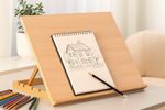 Adjustable Wooden Artist Workstation A3 Drawing Board Easel Art Craft Table Desk