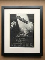 JUDAS PRIEST JOHNNY BE GOOD (FRAMED) POSTER SIZED original music press advert fr